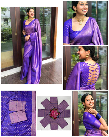 Valmika Wine Kanchipuram Silk Saree