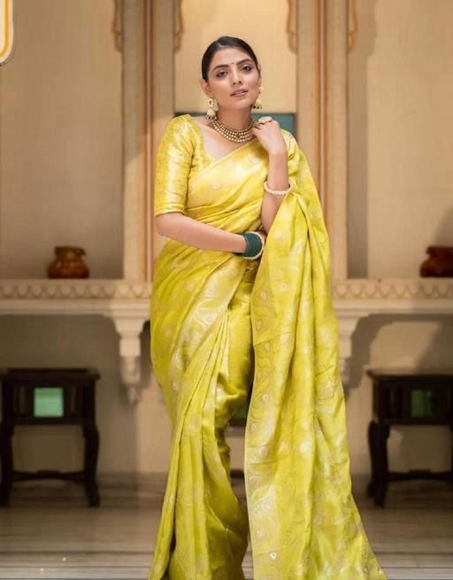 Multi  Colour  Combo Offer Jacquard Border Soft Silk Saree